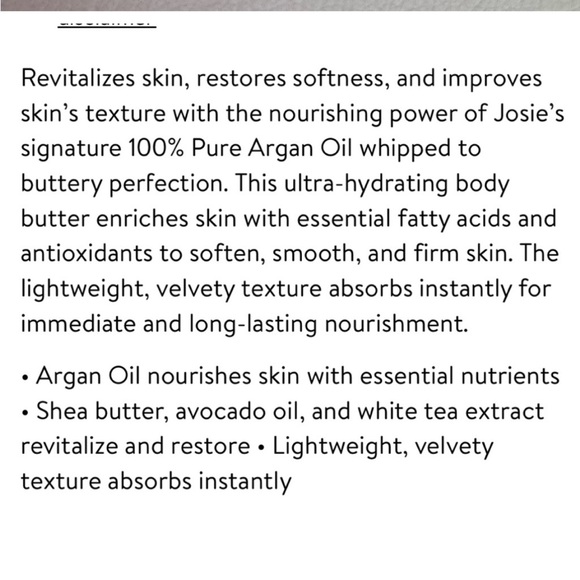 Josie Maran whipped argan oil body butter - Picture 6 of 6